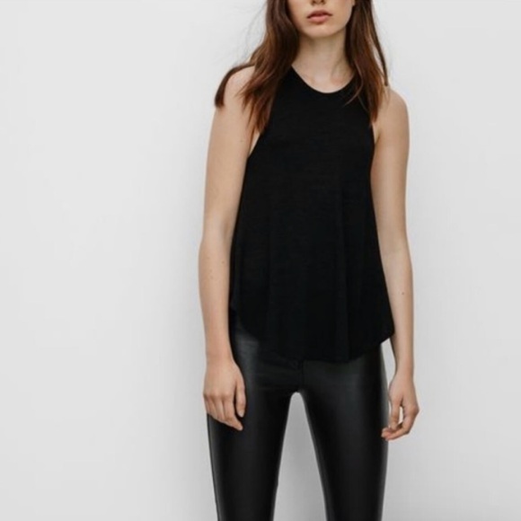 Tops - Aritzia Wilfred Free Burnette Trapeze Knit Tank Top Size XS